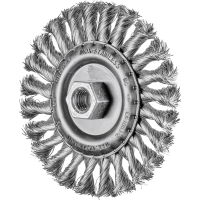 Щетка дисковая плетеная POS RBG 11512/M14 INOX 0,35 (659014)