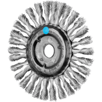 Щетка дисковая плетеная POS RBG 17813/22,2 CT INOX 0,35 (593424)